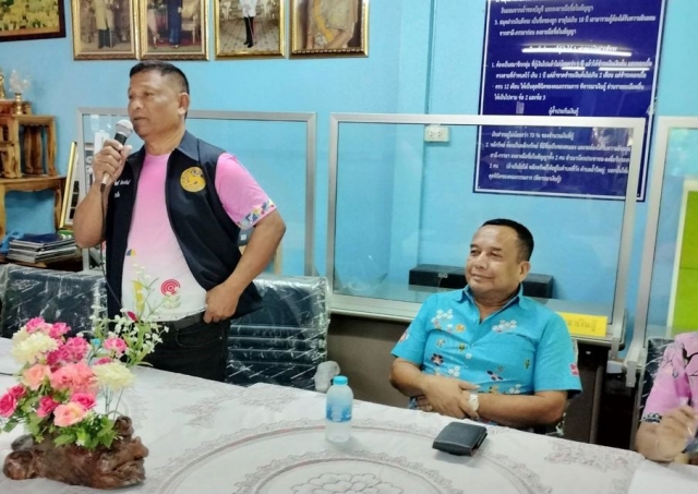 เข้าร่วมประชุมกลุ่มออมทรัพย์ของ หมู่ที่ 9  ตำบลที่วัง เพื่อรับฟังแนวทางการดำเนินงาน และประชุมปันผลกลุ่มออมทรัพย์ 