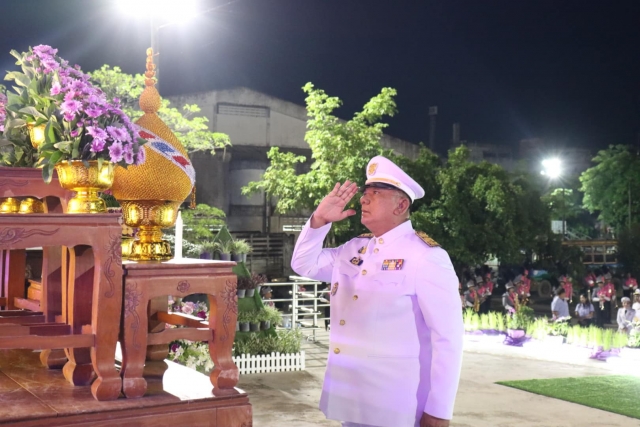 พิธีถวายเครื่องราชสักการะและวางพานพุ่ม และพิธีจุดเทียนถวายพระพรชัยมงคลเนื่องในโอกาสวันเฉลิมพระชนมพรรษาสมเด็จพระนางเจ้าสุทิดา พัชรสุธาพิมลลักษณ พระบรมราชินี