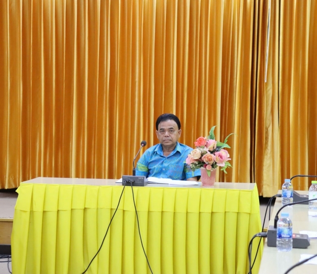 งานการส่งเสริมการเกษตร สำนักปลัดเทศบาล เทศบาลตำบลที่วัง  จัดการประชุมกิจกรรม " ตลาดนัดท้องถิ่นสีเขียว " เพื่อส่งเสริมเศรษฐกิจฐานราก การผลิต การจำหน่าย และการตลาด
