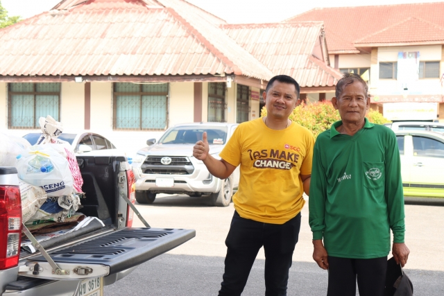 ภาพบรรยากาศการเปิดรับสมาชิกธนาคารขยะชุมชนตำบลที่วัง ครั้งที่ 5 ณ อาคารโดม สำนักงานเทศบาลตำบลที่วัง