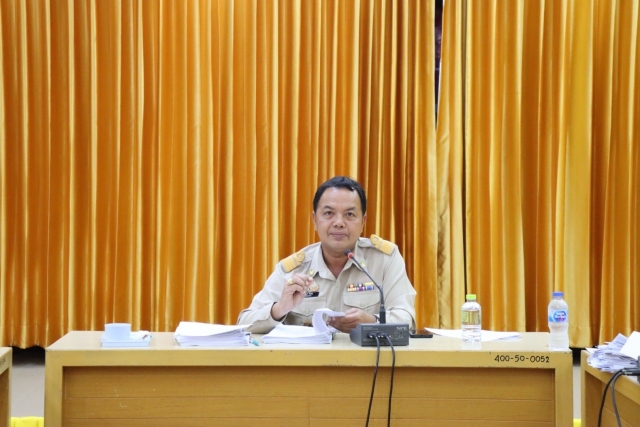 การประชุมอนุกรรมการฝ่ายกลั่นกรองแผนงานและโครงการ กองทุนหลักประกันสุขภาพเทศบาลตำบลที่วัง ครั้งที่ 1/2568 