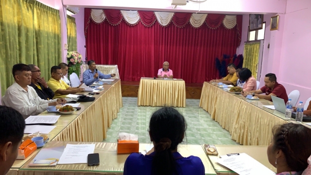 การประชุมปรึกษาหารือ ในการแข่งขันกรีฑาสีชุมชนสัมพันธ์ " ธรรมเผด็จเกมส์ ประจำปี 2568 "