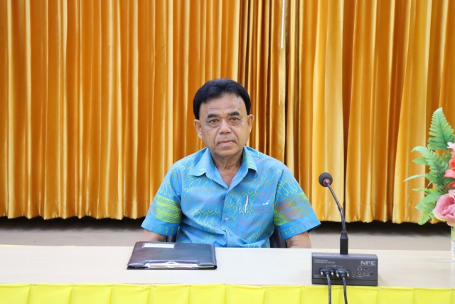 การประชุมหัวหน้าส่วนราชการ ประจำเดือน มิถุนายน 2567