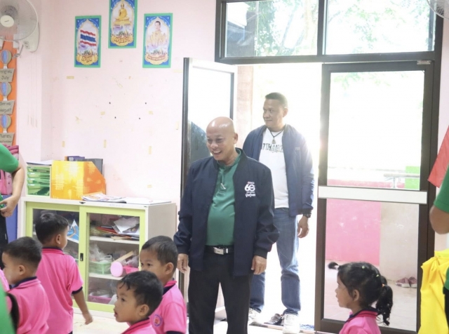 ลงพื้นที่ตรวจเยี่ยมศูนย์พัฒนาเด็กเล็กในสังกัดเทศบาลตำบลที่วัง ศูนย์พัฒนาเด็กเล็กบ้านวังยวน