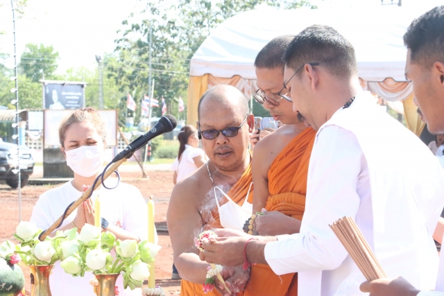 พิธีบวงสรวงบูชาฤกษ์วัดธรรมเผด็จ 