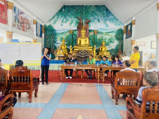 ร่วมประชุมแผนพัฒนาหมู่บ้าน หมู่ที่ 7 เพื่อปรึกษาหารือในการพัฒนาหมู่บ้านต่อไป 